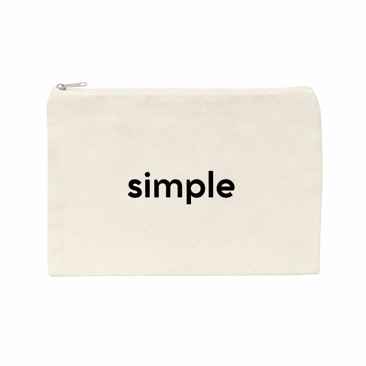 pochette en coton recyclé - face_naturel